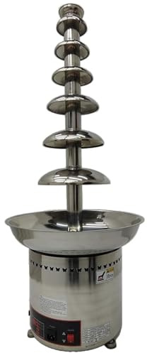 PioMue Machine à Fondue au Chocolat Professionnelle avec température réglable, Fait Fondre Chocolat, Bonbons, Beurre, Fromage, idéale pour Les fêtes, Mariages et Anniversaires. 6layers