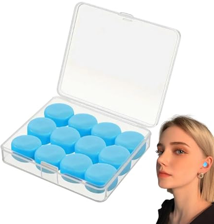 Tapones para los oídos para nadar,Tapones para los oídos con cancelación | de ruido | para reutilizables - para con cancelación de ruido para concentración, tapones p