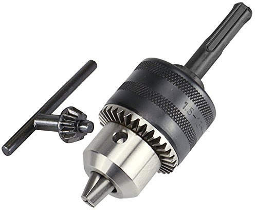 Yakamoz 1.5-13mm Quick Change Drill Chuck Adapter with SDS Plus Shank for Hammer Converter Conversion Tool | 1/2-20 UNF Mount