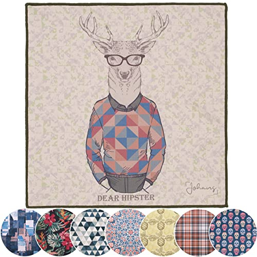 Johans® XXL mikrofiberduk | optikerkvalitet, 30 x 30 cm för rengöring av glasögon, mobiltelefon, surfplatta, kamera | glasögonputsduk, skärmduk