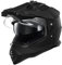 ILM Motocross Helmet Adult Motorbike Motorcycle Dual Sport Adventure Full Face with Pinlock Compatible Sun Visor ATV Dirt Bike Off Road ECE22.06 Model WS902, Matte Black, L