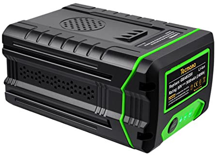 Tecmana 80V 3000mAh Ersatz Akku für Greenworks GBA80200 GBA80250 GBA80400 GBA80500