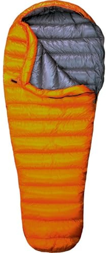 Western Mountaineering Flylite 34F Degree Down Sleeping Bag Orange/Grey Regular