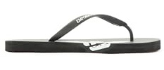 Emporio Armani Bold Eagle Logo Flip Flops, Flip-Flop Unisex - Adulto, Multicolore (Black+White), 41 EU