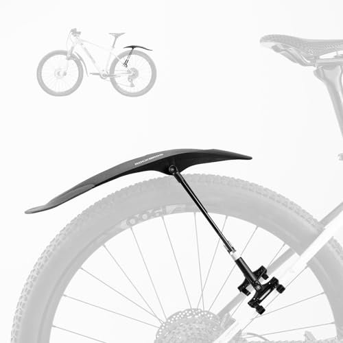 ROCKBROS Fahrrad Schutzbleche Set Hinten Fahrradschutzblech Verstellbare Universale Flexible Steckschutzbleche mit Streben 26-29 Zoll Räder Innovativ Montage für MTBs Citybikes Rennräder
