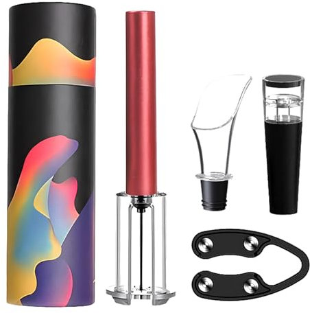 Set di apribottiglie per vino, kit per vino, set apribottiglie per vino, facile, accessorio da , apribottiglie di vino per baristi, camerieri