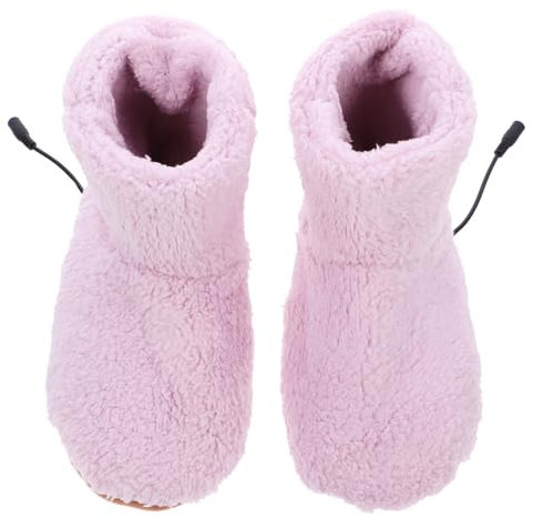 AUTSUPPL 1paar Usb Beheizte Hausschuhe Für Kalte Füße Elektrische Wärmeschuhe Mit Schneller Usb-heizung Weichem Plüsch Und Rutschfester Sohle Für Gemütliche Winterabende