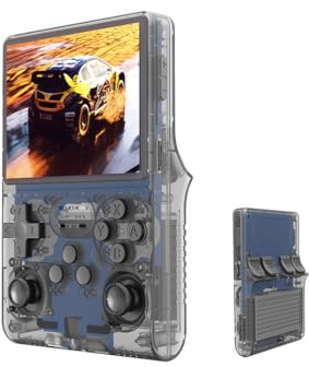 R40S Pro Handheld Retro Gaming Console – 3.5” IPS Screen, 256GB with 30,000+ Games, Dual Joystick, Linux System, 3800mAh Battery, Portable Video Game Player for Adults