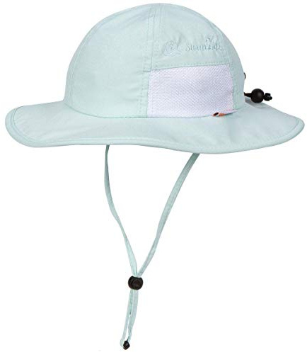 SwimZip Wide Brim Sun Hat | UPF 50+ Protection for Baby, Toddler, and Kids Mint Green