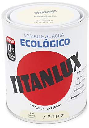 Titanlux Pintura Ecológica Acrílica Titan 750 ml (Marfil 0528)