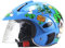 SPYMINNPOO Kinderhelm,Kinder Fahrradhelm Motorradhelm Sicherheitsschutzhelm für 2-8 Jahre Alte Kinder (Blau)