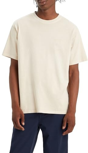 Levi's Uomo Red Tab Vintage Tee, T-Shirt, Fog Garment Dye Fog, XL