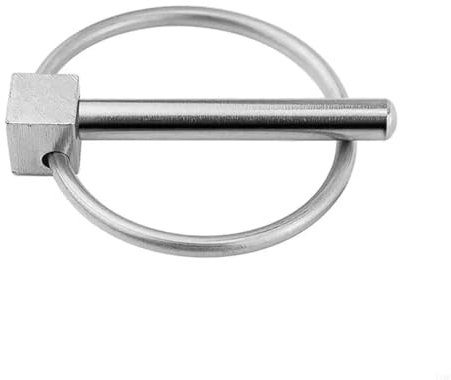 LSNNMU Perni A Sgancio Rapido 4 Pezzi di perni a Scatto for impieghi gravosi con Clip di bloccaggio ad Anello in Acciaio Inossidabile for trattori agricoli