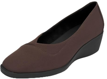 Aerosoles Women's Taka Wedge Pump, Fango Stretch Gabardine, 9.5M