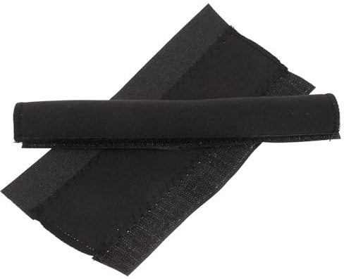 Beavorty Protezione per Catena di Bicicletta 2 Pezzi, Copertura Protettiva in Materiale Ecologico Nero, Accessorio per Mountain Bike Resistente e Facile da Installare per Proteggere Telaio