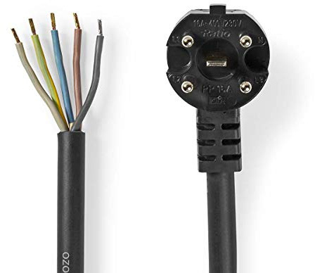 Nedis nätkabel nätkabel 1,5 m