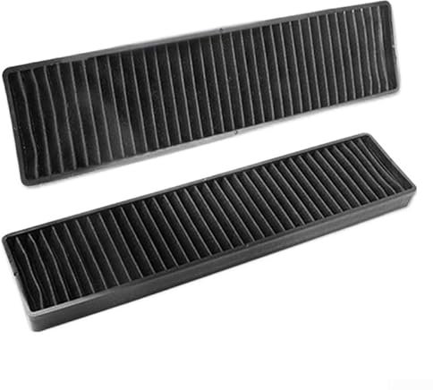 Mikrowellen-Ofenfilter, 11 x 6,5 cm, WB06X10807 Mikrowellen-Aktivkohlefilter, Ersatz – filtert die Luft im Herd im Herdventilator (2 Stück)
