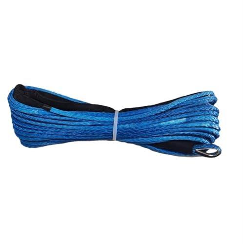 DSFDFDG Corda da Traino Cavo di trazione in Fibra Sintetica Multicolore da 9,5 mm * 30 m for verricello, Accessorio for Auto per Auto, Camion, Fuoristrada