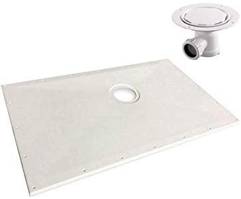 Vinyl Wetroom Tray and Waste Kit 1500 x 820mm