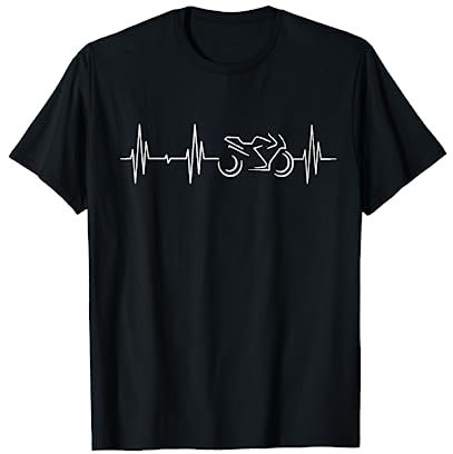 T-Shirt Heartbeat Motard Passion T-Shirt