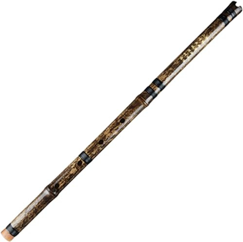 Shakuhachi Flauta vertical de 54 cm, llave en D, Shakuhachi, 5 agujeros, flauta de bambú, instrumento de viento de madera, flauta de bambú para principiantes