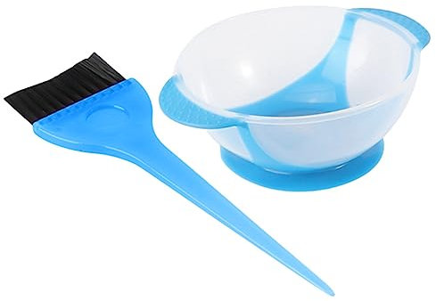 Ipetboom Juego De Pincel y Cuenco Para Teñir El Cabello Antideslizante 1 Set Tamaño Elevado Material De Nailon y Plástico Para Uso Profesional Peluquería y Teñido Doméstico