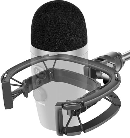 Supporto Microfono per Blue Yeti Nano con Filtro Anti-Pop, Realizzato su Misura per il Microfono Yeti Nano, Clip di Supporto Antiurto con Sospensione Antivibrazioni