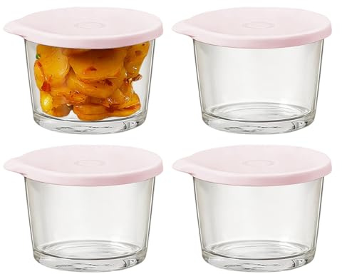 Ciotole Per Conservazione,4 Pezzi Ciotole Impilabili Riutilizzabili Per Mescolare Alimenti | In Per Mescolare E Conservare,Per Cucina Spuntino Cottura Frigo Congelatore Pranzo Insalata Yogurt