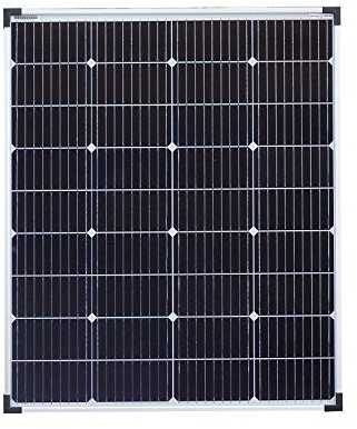 enjoy solar® 100W 12V (XL) Monokristallines Solarmodul - PERC 166 * 166mm Solarzellen 9 Busbars - Solarpanel ideal für Wohnmobil, Balkonanlage, Gartenhäuse, Boot