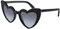 SAINT LAURENT Womens SL 181 LOULOU-008 54 Woman ACET Sunglasses, Black-Black-Grey