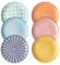 Selamica - Piatti piani in porcellana da 20,3 cm, per insalata, frittelle, bistecche, set da 6 pezzi, colori assortiti