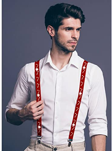 Folat- Tirantes Candycane, sólido, Color red, small (65680)