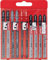 Hilti 10-Piece Jigsaw Blade Set. For everyday construction and metalworking tasks. Single log shank (T-shank) (2332343)
