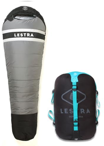 Lestra Sport - Greenland 200 – Sac de Couchage Froid Extrême – T° Limit Confort -11 °C – Chaleur & Confort – Adulte – 200 x 75 – 1.6 kg