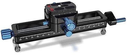 SIRUI MS18 180mm Macro Schiene für arca Swiss Platte, 360°drehbare Klemme, für Kameras, Stative, maximale Belastung 10kg
