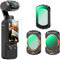 K&F Concept OSMO Pocket 3 Polfilter(CPL),ND2-32, Black-Mist 1/4 Filter Magnetisch Kompatibel mit DJI OSMO Pocket 3 (Aluminiumrahmen)