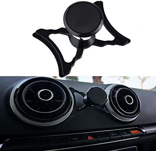 NewTH Magnetic Phone Holder for Audi A3 8V Phone Cradle Suitable for Smartphone 360-Degree Rotary Swivel Adjustable View Car Air Vent Outlet Mount for Audi A3 S3 2014-2019