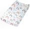Baby Diaper Changing Pad Cover Rainbow Pattern Cradle Mattress Sheets Nursery Changing Mat Cover Breathable Changing Table Cover 32''X 17''（Cover Only, Pad Not Included）
