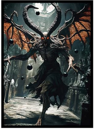 Katomula 100 Stück MTG Kartenhüllen mit perfekter Passform Innenhüllen – Kunst Matte Oberfläche – Standardgröße – Doomsday Excruciator