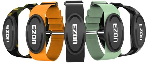 C009Pro Heart Rate Monitor Chest Strap with BLE 5.1& ANT+,HR Monitor Chest Sensor,Up to 400H Battery Life,Sitable for Running Cycling Gym,Compatible with Polar/Strava/Wahoo/Peloton (Fresh Green)