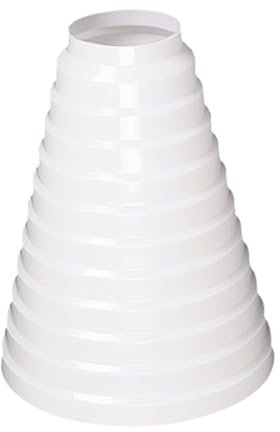 1PC Exhaust Hose Adapter Pipe Connector Plastic Reduction Check Valve 80-200 Mm Duct Reducer for Air Ventilation Systems Hardware(A)