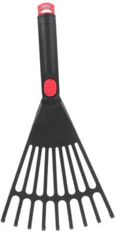 HOMSFOU Rastrello Plastica Per Foglie Giardinaggio Giardino Aiuole Con Manico Piccolo Con Manico Facile Da Usare