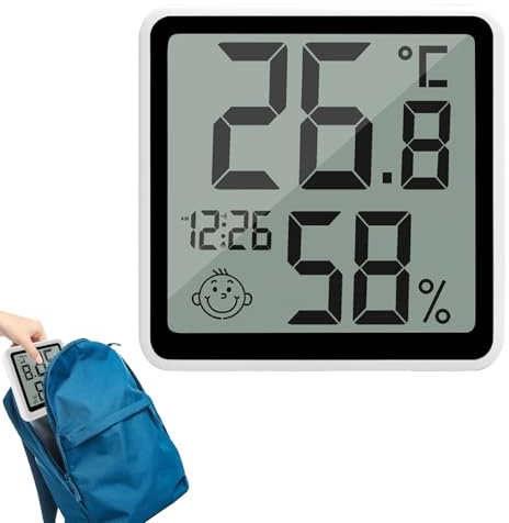 Inomhustermometer | Professionell digital hygrometer inomhustermometer med 5s uppdatering, exakt temperaturmätare för, sovrum, babyrum, termometer
