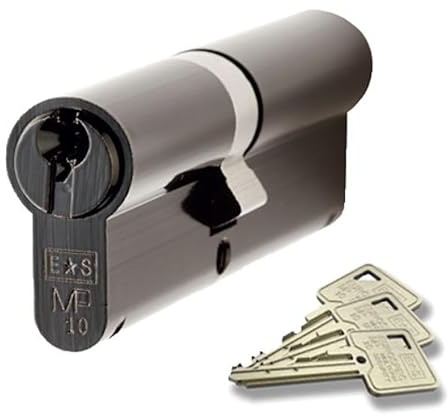 Mp10 64Mm Euro Double Cylinder - Ktd Black