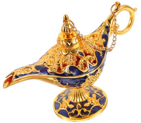 DECORNIJIA Decorazione Figura Desktop in Lega di Zinco Design Intagliato Retrò Ornamento Affascinante per Casa