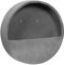 Finestgreen Hanging Wally Pflanzgefäß Grau | Wandgefäß zum bepflanzen (M Ø:50 T:7 cm, Grau) | Pottery Pots