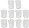Glasbecher, 10 Stück 150 Ml Messbecher-Set aus Glas, Professionelles Messbecher-Set aus Borosilikatglas für Labore, Klassenzimmer