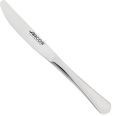 Arcos Serie Lisbona - Coltello da dessert | Coltello Lunch - Monoblocco monopezzo in acciaio inox 85 mm - colore argento
