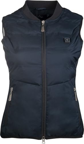 HKM Comfort Temperature Style Gilet Chauffant, Noir, S Femme