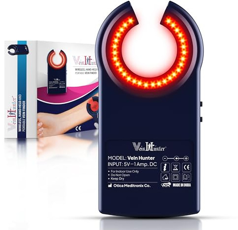 Otica LED infraröda venfinnare glasögon för Iv Access flebotomi-lampa för läkare, sjuksköterskor, hemanvändning venenhet